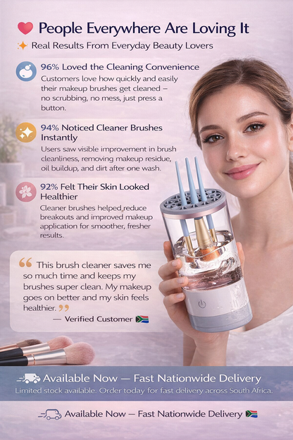 Portable Electric Makeup Brush Cleaner